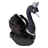 Eccezionale maestria: con la sua superba lavorazione e il design che non è facile da deformare e danneggiare, questo giocattolo a forma di cigno è altamente sicuro, resistente allo sbiadimento e all'usura. Il suo aspetto liscio è ottenuto attraverso un processo ben cucito che impedisce la caduta e garantisce un peluche di lunga durata.