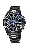 Wasserdichtigkeit: 10 bar Festina Herren Chronograph Quarz Uhr mit Edelstahl Armband F20365/2