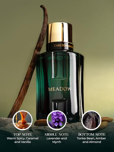 Image of Carlton London Meadow Perfume for Woman -100ML | Long Lasting Smell | Premium Luxury women's Fragrance with Amber and Vanilla Notes | Birthday Gift For Women.