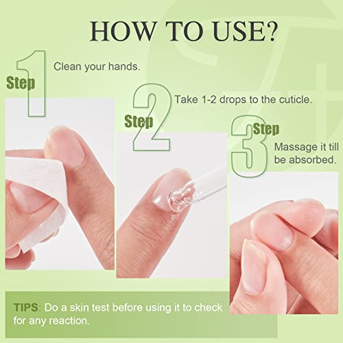 Foriotalas Cuticle Oil For Nails, Jojoba Nail Cuticle Oil For Manicure Contain Vitamin B&E, Solar Hydrating Oil Strengthens Nail Conditioner,Natural Cuticle Oil Prevents Hangnails & Chapped-Aloe Vera #TOP4