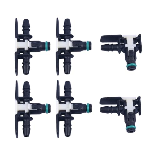 Getfarway 6 peças 68229388AA injetor de combustível retorno encaixe 4x 