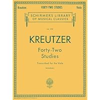 42 studies: Schirmer Library of Classics Volume 1737 Viola Method