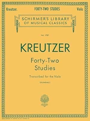 42 studies: Schirmer Library of Classics Volume 1737 Viola Method | Ya disponible en tu tienda friki favorita! En mundofriki.es! 42 studies: Schirmer Library of Classics Volume 1737 Viola Method | Ya disponible en tu tienda friki favorita! En mundofriki.es!