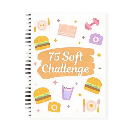 Journal doux de 75 jours arc-en-ciel pour suivi bien-être