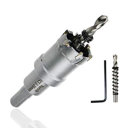 Rannb 1.02-Inch Hole Saw Carbide Tipped 26Mm Hole Saw For Cutting Stainless Steel Plate, Iron Steel #TOP7