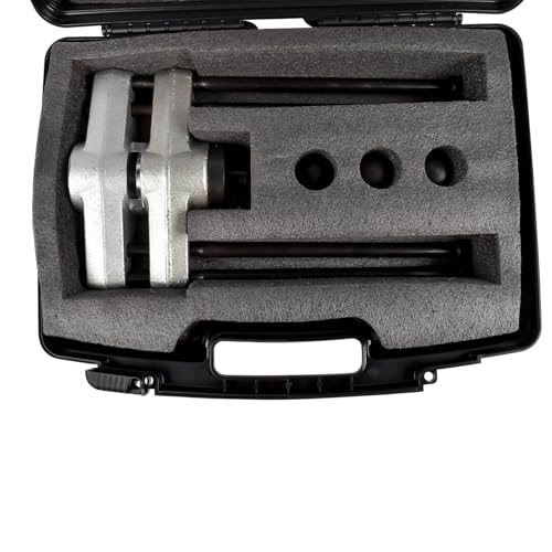 Mixizap King Pin Press Kit for Heavy Duty Trucks, 20-Ton Capacity for Class 3-8 Semi Trucks, with Forged Adapters and Case