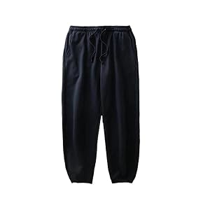 Mens Sweatpants Spring and Autumn 100 Percent Cotton Loose Sport Jogger Pants