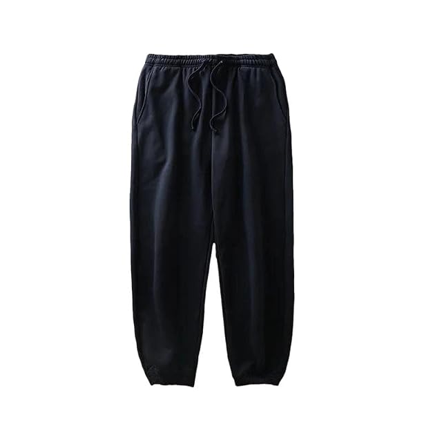 Mens Sweatpants Spring and Autumn 100 Percent Cotton Loose Sport Jogger Pants