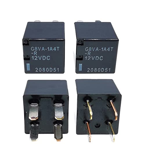 Relais G8VA 1A4T-R micro relais automobile 12V CC 4 broches pour boîte à fusibles et platine
