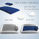 Toddler Travel Bed, Portable Inflatable Toddler Bed | Kids Air Mattress | Kids Travel Bed Blow Up Mattress with Sides, Idea for Road Trip Camping Sleepovers - Image 2