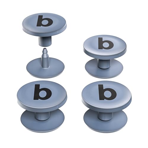 4-Pack Replacement Buttons with B for Bogg Bag Handle Strap. Compatible with Bogg Bag Beach Tote Handles. Fix Your Bogg Bag Handle Quickly and Easily with Replacement Rivets