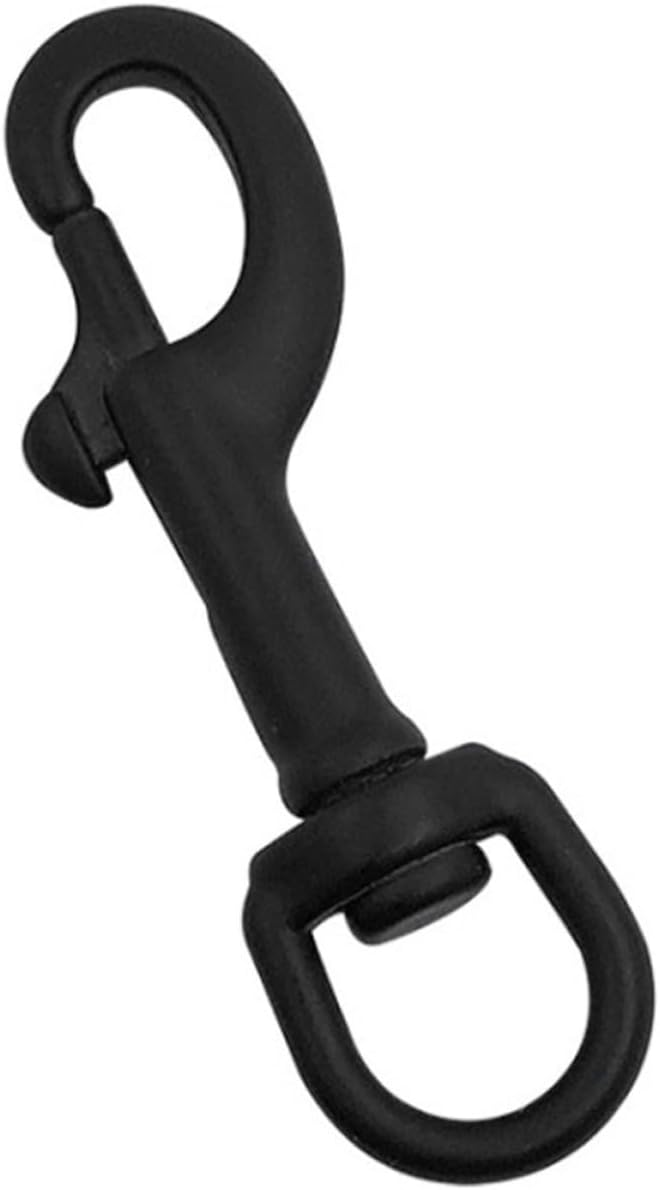 PAREKS 4pcs Diving Hook Diving snap Hook q snap Bolt snap Hook s Hooks Black Heavy Duty Hook Black Leash Swivel snap Hook pet leashes Key Chain Trigger Hook Stainless Steel Clip hook/2315