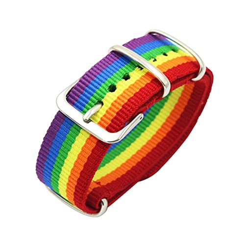 Pulseira Trançada Multicolorida, Pulseira Colorida, Pulseira Ajustável De Lona Confortável E Moderna