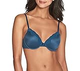 Maidenform Women's Comfort Devotion Embellished Extra Coverage Contour Bra, Atmospheric Blue/Artesia