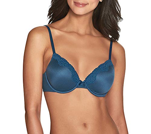 Maidenform Women's Comfort Devotion Embellished Extra Coverage Contour Bra, Atmospheric Blue/Artesian Blue Combo, 40D #TOP5