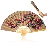 Éventail mural chinois : confectionné avec précision et souci du détail, réalisé méticuleusement avec soin et minutie. éventail en papier