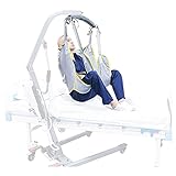WANGXNCase Elevación Paciente Cuerpo Completo, Grúa de Paciente, Eslinga De Elevación con Accesorios De Bucle,para Posicionamiento Y Elevación De La Cama,Enfermería