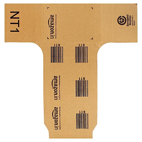 PROCKAGE Amazon Branded 3 Ply Corrugate Box NT1 (18x14x7 CM) or (7.1 x 5.5 x 2.8 Inches) - T Series Boxes, Book Folders Boxes - Brown (100) (B0C6V6YJDC) Amazon Price History, Amazon Price Tracker