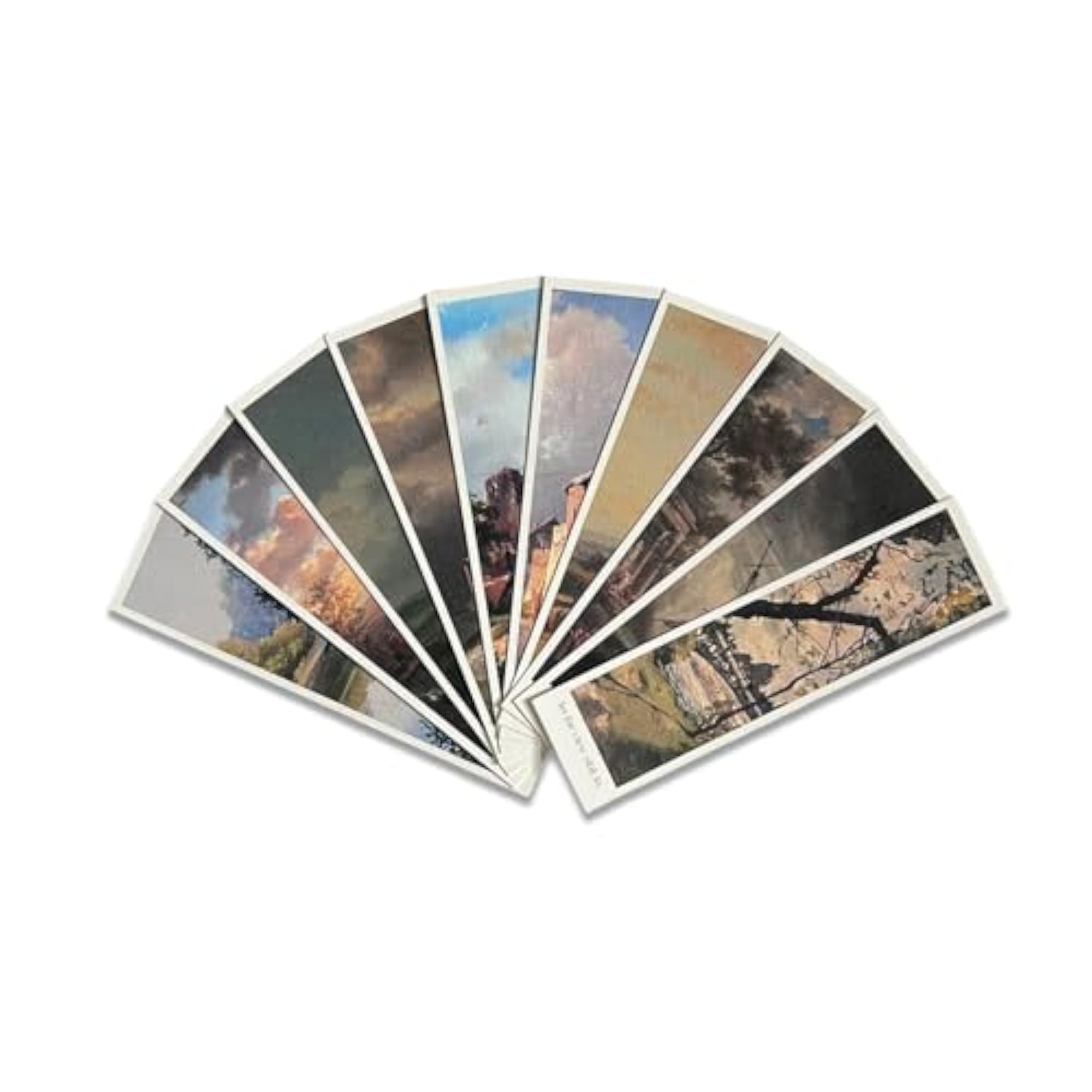 Vintage Landscape Bookmarks Set of 14