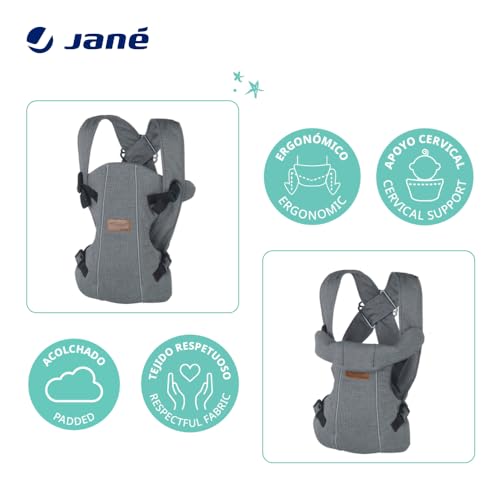 Variante de Jane Jané mochila portabebes Dual, Gris Shadow