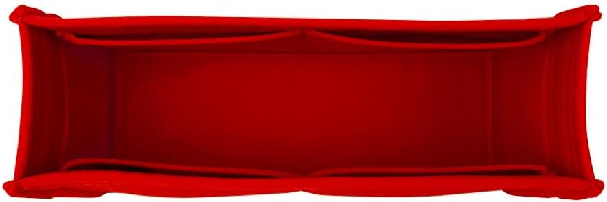 Divitize Premium Purse Organizer compatible with Constance 14/18/24 Bag Insert — Gold Zip Perfect Fit, Durable Quality Felt, Full Coverage, Full Set of 2, 24+ Shades (For Constance 18, Black)