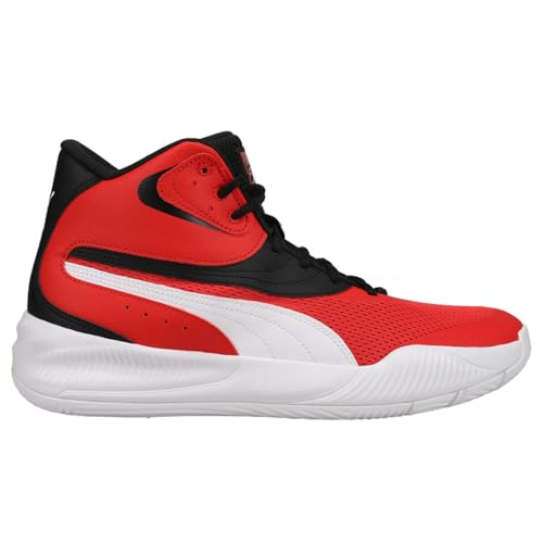 PUMA Mens Triple Mid Basketball Sneakers Shoes - Red -