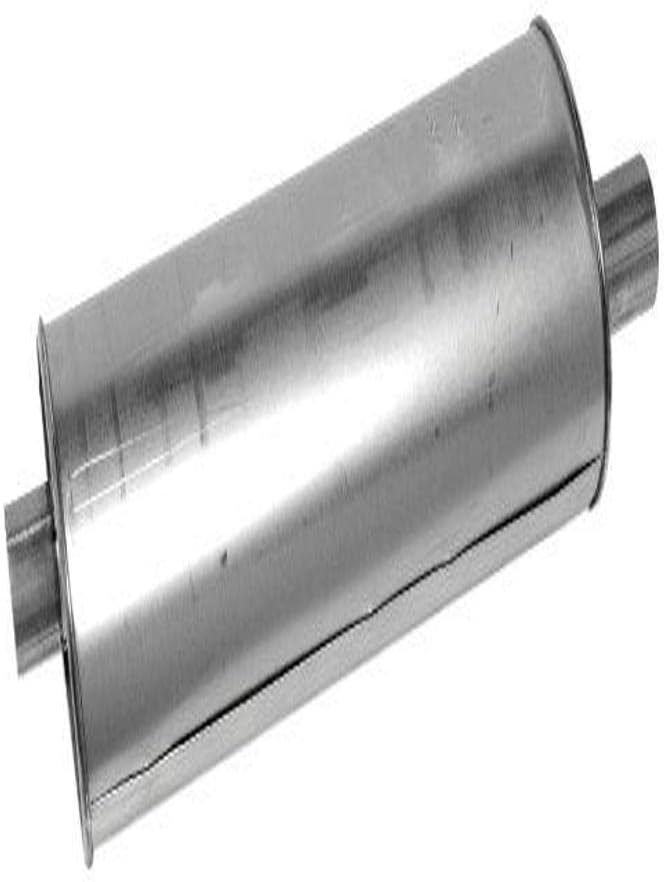 Walker Quiet-Flow SS 21356 Direct Fit Exhaust Muffler 2.75" Inlet (ID) 2.75" Outlet (OD) for Chevrolet Silverado 1500