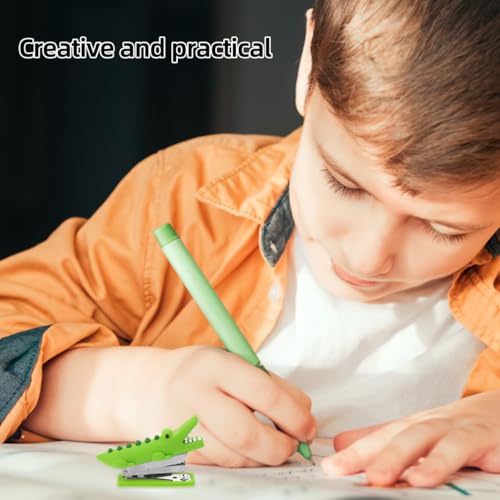 Agrafeuse crocodile anti blocage pour ne plus perdre vos feuilles de cours - 6