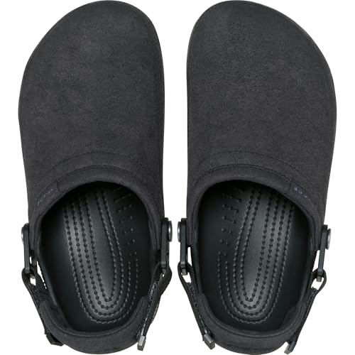 Image of Crocs Unisex-Adult Classic Crafted Canvas & Suede Clogs