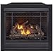 Duluth Forge FDI32R Dual Fuel Ventless Fireplace Insert - 32,000 BTU, Remote Control