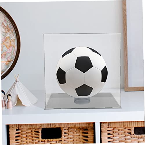 DOITOOL Caixa Caixa De Exibição De Futebol Caixa De Exibição De Luva De Boxe Modelo De Exibição De C