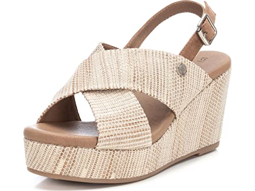 Sandales REFRESH compensées bleu 170692 : marchez avec assurance et style