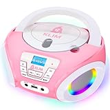KLIM Candy Reproductor de CD para niños - Nuevo - Radio FM y baterías Incluidas - Radio CD con...