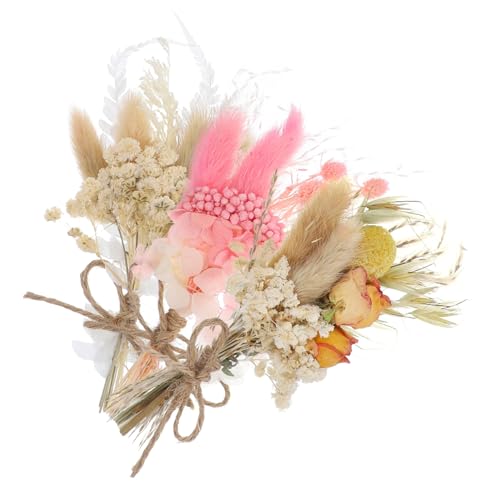 6 mini ramos de flores secas para decoración