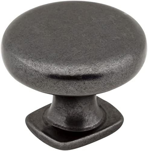Jeffrey Alexander MO6303DACM Belcastle Flat Bottom Knob, Gun Metal