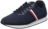 schuhe blau weiß gestreift PREMIUM DESIGN: Die eleganten Sneaker überzeugen durch ihr stilvolles Design und das hochwertige Material. Das Tommy Hilfiger Branding an der Seite und auf der Zunge rundet den Schuh ab.