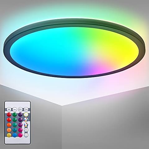 Lámpara de techo LED RGB regulable Cover