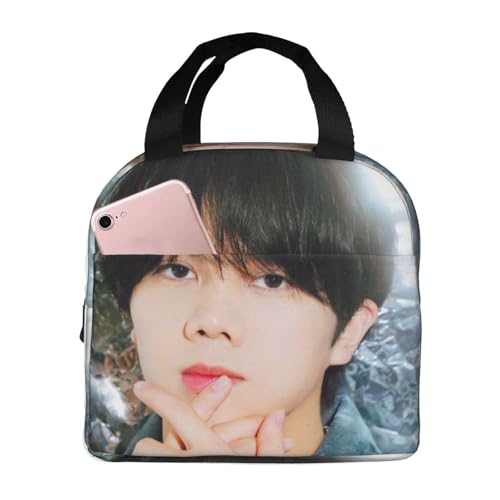 佐々木大光 (3) ユニセックス 断熱クーラーバッグ 軽量 ポータブルお弁当バッグ One Size(22×20×13cm ) 食品収納 ハンドバッグ 日常/旅行/ピクニック 兼用