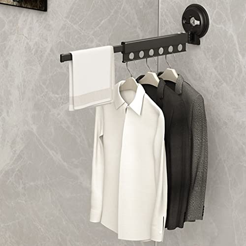 Séchoir à linge pliant intérieur extérieur robuste noir de 82 cm - 6
