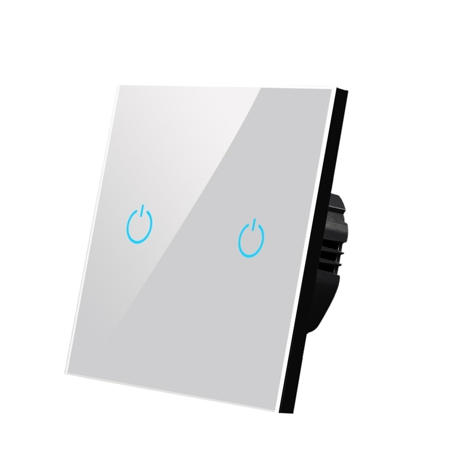 Interruptor de luz táctil inteligente, interruptor de luz táctil, sensor de panel estándar de cristal templado, 4 colores, 1/2/3 marchas, 1 vía, 220 V, lámpara de pared, encendido y apagado (B605N