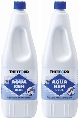 Thetford Aqua Kem Blue 2 Liter (Paquete de 2)
