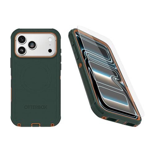 OtterBox iPhone 17 Pro Max(�̂�)�o���h��:�f�B�t�F���_�[�V���[�Y�P�[�X&�X�N���[���v���e�N�^�[-�O���[���C���g���Q-�P�[�X�̂�-MagSafe�ɃX�i�b�v-�^�t-���őϋv��-�񏬔��p�b�P�[�W�B