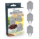 GRAVE MARKERS, Reusable Food Signs, Set of 12