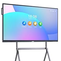 JAV Smart Board 55 Zoll 4K UHD Interaktives Whiteboard, All-in-One PC Touchscreen mit Dual-System Digitales Smartboard mit Robustem App Ökosystem für Klassenzimmer & Büro (mit Wandhalterung)