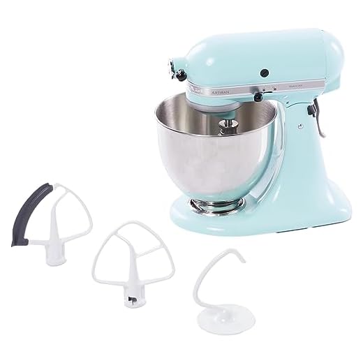 KitchenAid Artisan - Robot de cocina (4,8 L, Azul, palanca, 220 RPM, 1,454 m, AC)