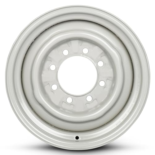 Road Ready Car Wheel For 1992-1997 Ford F350 2003-2014 Ford E150 Ford E250 2004-2014 Ford E350SD 2000-2003 Ford E450 16 Inch 8 Lug Gray Steel Rim Fits R16 Tire - Exact OEM Replacement - Full-Size Spar