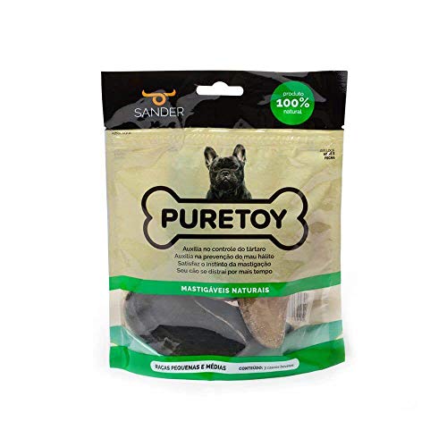 Kit Casco de Boi com 3 unidades 100% Natural -Puretoy