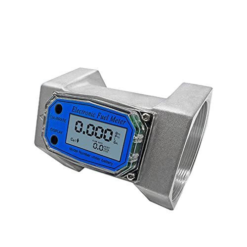 Liquid Flow Sensor Meter Flowmeter With LCD Display For Diesel-Fuel Water 1in/2in/2.5in/3in Electronic Turbine-Flowmeter Flowmeter Operated(not Included)
