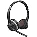 Produktbild Kabellose Headsets mit Mikrofon-Geräuschunterdrückung, Bluetooth-Kopfhörer mit Zwei Mikrofonen und cVc8.0-Technologie, 22 Stunden Akkulaufzeit, Freisprech-Headset mit Mikrofon für PC, Computer, Handy
