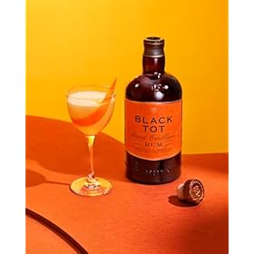 Buy Black Tot Finest Caribbean Blended Rum 70cl – Enjoy Ripe Pineapple, Vanilla Fudge & Toasted Cinnamon Flavors – Black Tot